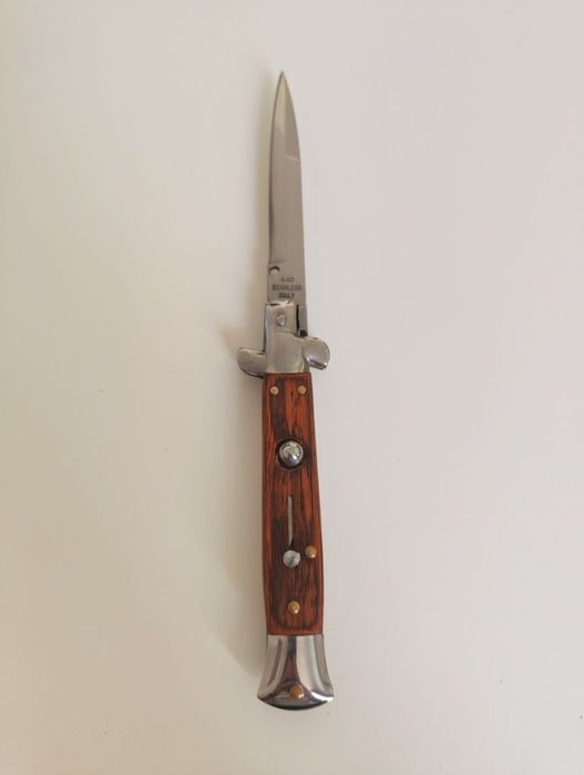 Briceag cu buton , Cuțit Automat , Briceag Stileto 24 cm