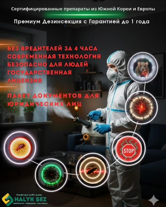 Дезинфекция квартир, домов. Клопы, тараканы, крысы, мыши, муравьи