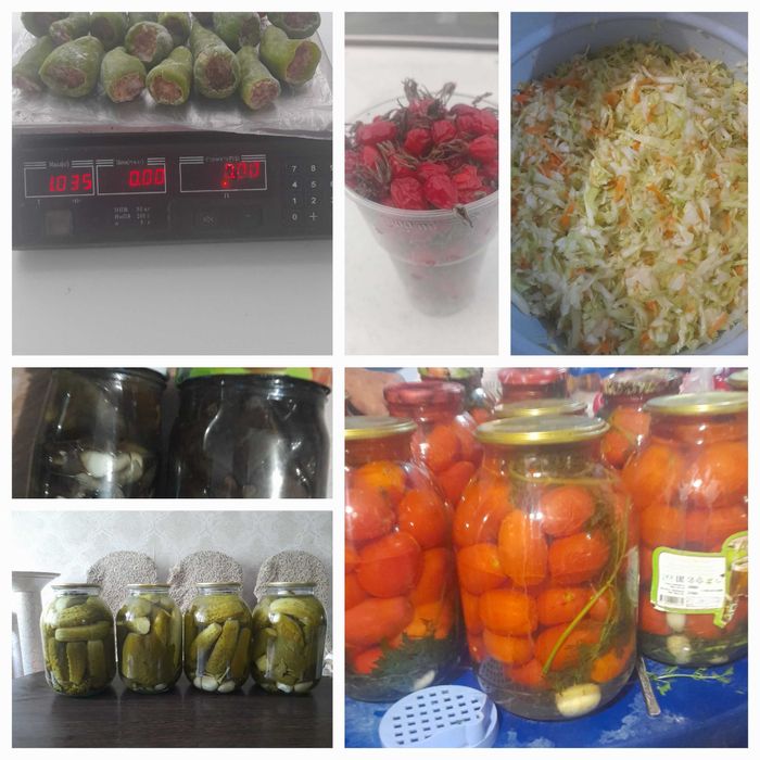 Продам солёные огурцы и помидоры , кукуруза,грибы,шиповник,хреновина