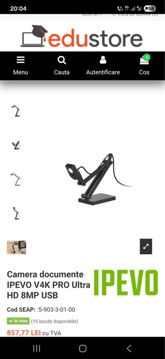 Camera documente ipevo V4K