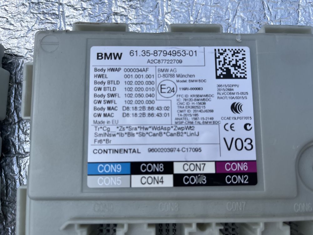 Modul / Calculator BDC BMW Seria 5, 7 G11 G12 G30 G31 G38