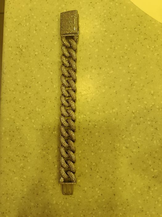 Bratara cuban diamante