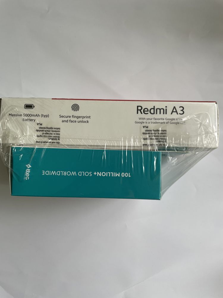Смартфон Xiaomi Redmi A3 с подарък безжични слушалки тип Airpods