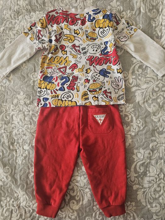 Комплект за бебе момче на Guess 6 - 9м.