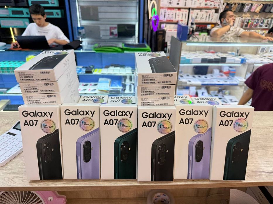Новый Samsung Galaxy A07! Бесплатная Доставка!