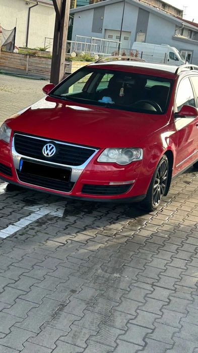 Vând Volkswagen Passat B6 Break – Roșu, elegant și spațios