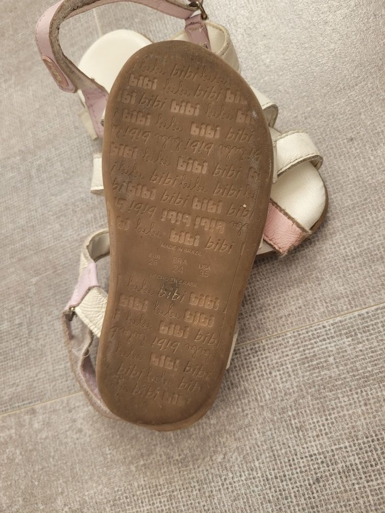 Sandale piele fete Bibi shoes 26 16 cm