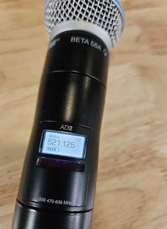 Оригинален микрофон Shure AD2/B58 Beta 58A - внос USA (Made in Mexico)