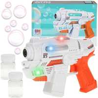 Детски пистолет за сапунени балони BUBBLE GUN SOUND AND LIGHT Х5