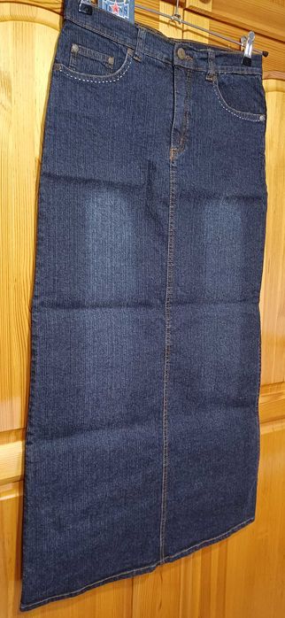 Дънкена Пола CHULIN JEANS дълга с множество Декорации! НОВА!