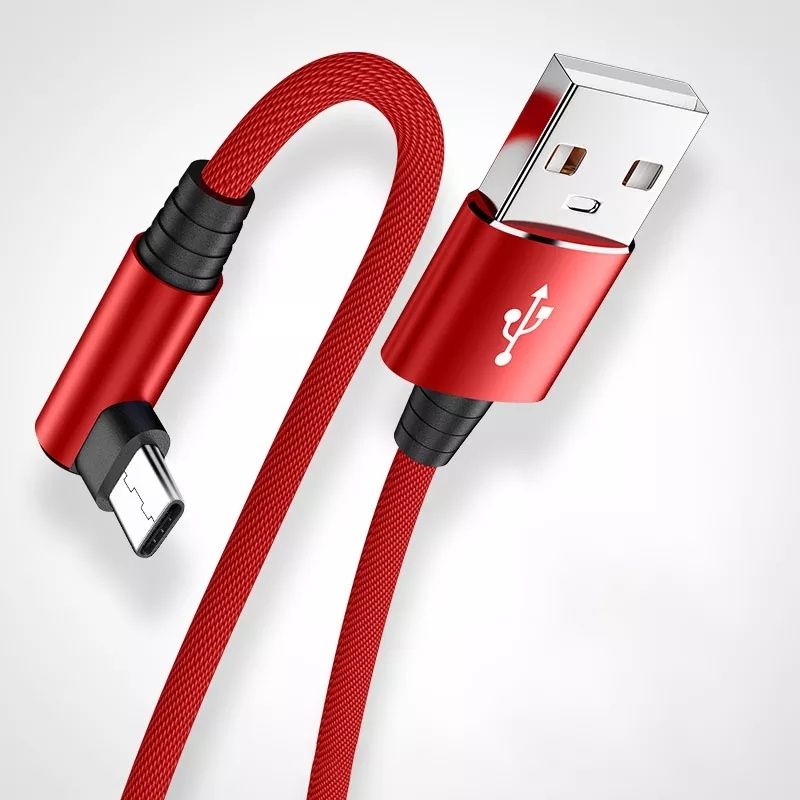 Cablu Fast Charge USB type-C 90°
