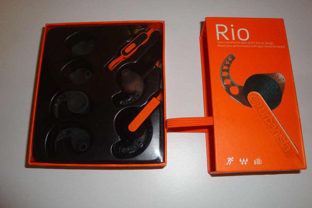 Casti Rio pentru sportivi casti microfon hands free rezistente apa