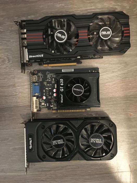 Placi Video Palit GTX1050TI / Winfast GT630 / Asus HD7850