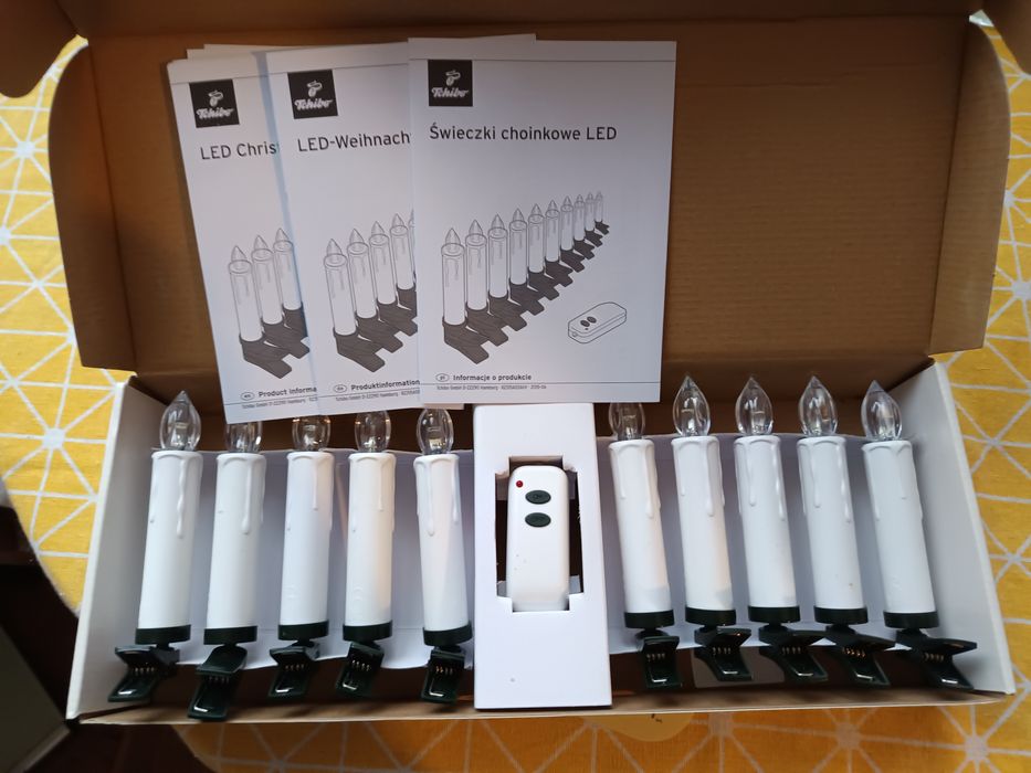 Коледни свещи на батерии