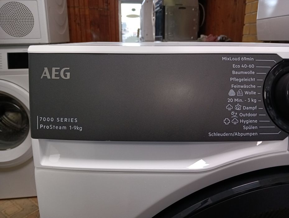 Последен модел пералня Аег Aeg Series 7000 А+++ 9кг 2години гаранция!