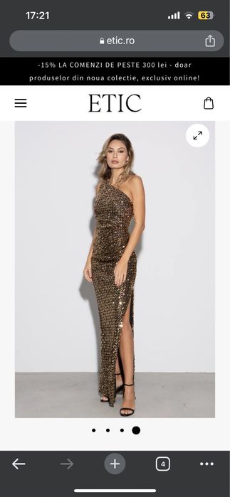 Rochie de seara cu paiete/Rochie nasa