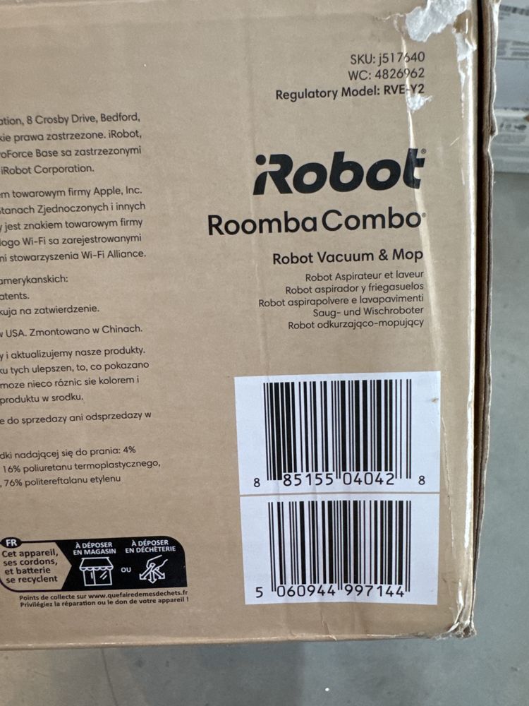 Aspirator robot Roomba Combo j5