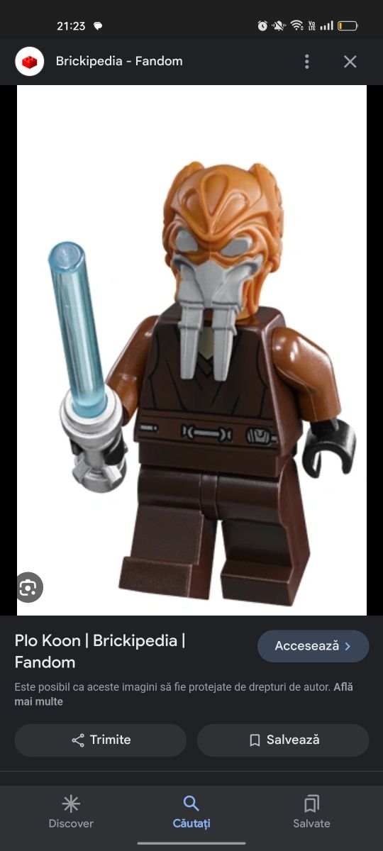 Figurina lego star wars plo koon(caut)