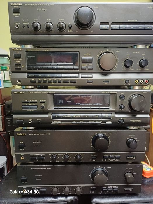 Amplificator stereo Technics su 810, Technics sa gx390,Technics gx200