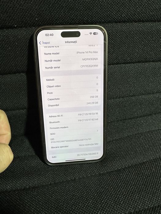 Iphone 14 pro max gold 256gb