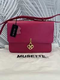 Geanta piele Musette