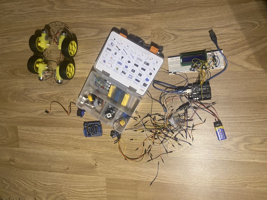 Kit Super Started Arduino + Sasiu Masina