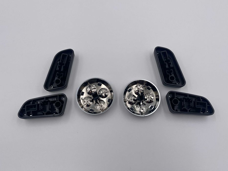 Set butoane reglaj scaun electric cromate compatibil VW Skoda Seat