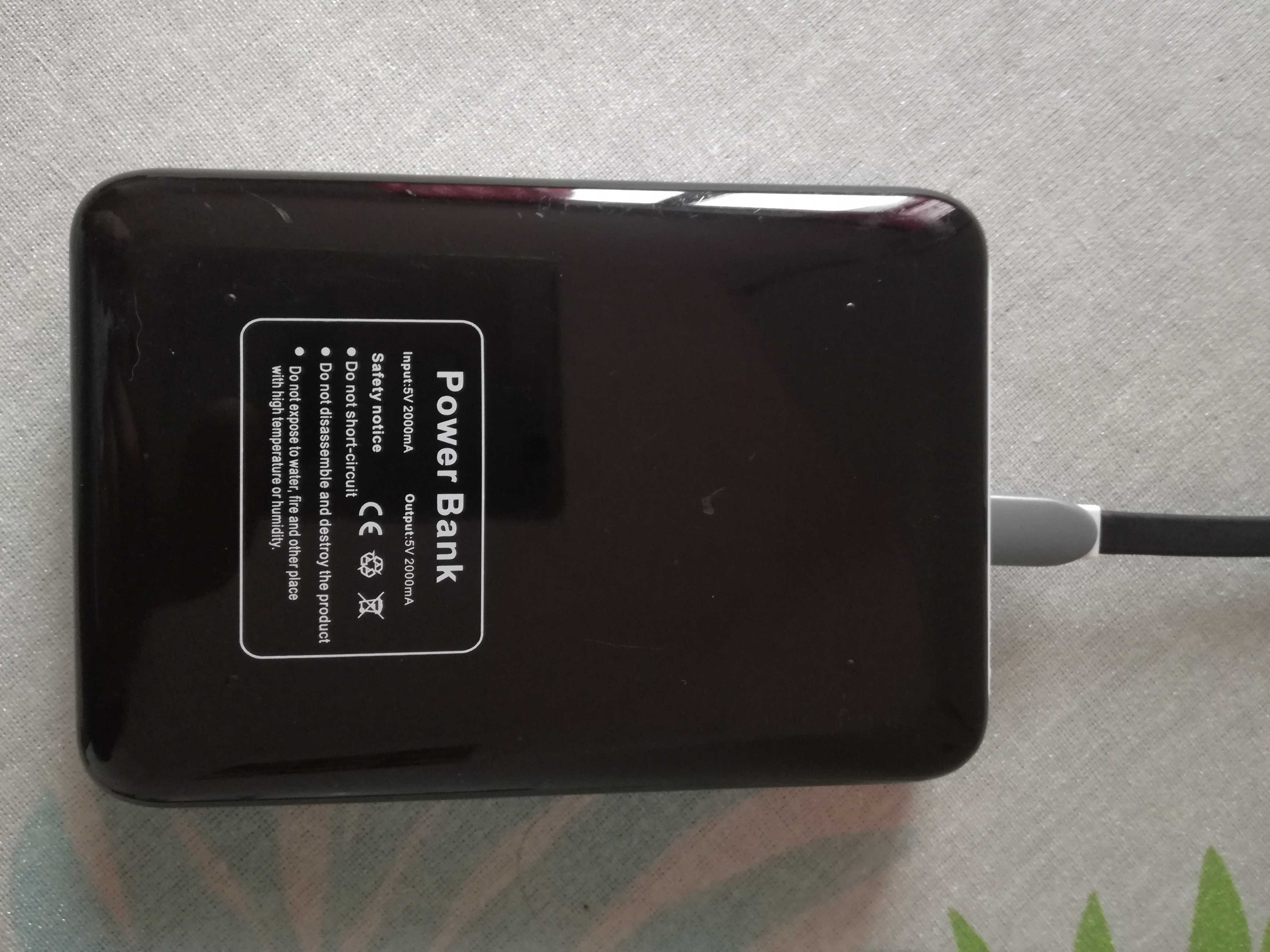 Baterie Portabila Externa 12500 mAh Power Bank Telefon Incarcator 2,1A