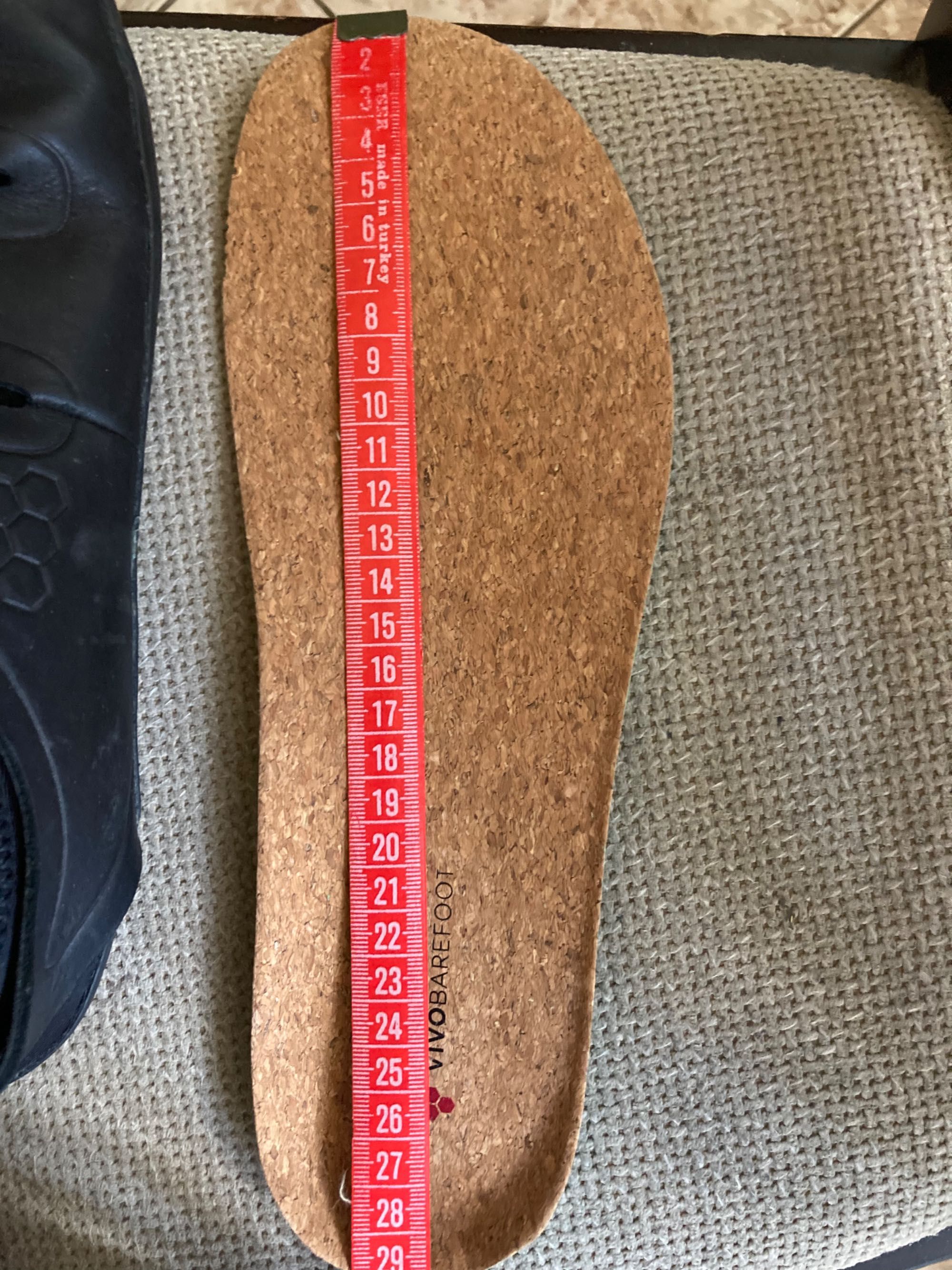 Боси мъжки обувки Vivobarefoot flex black hide leather 44 номер