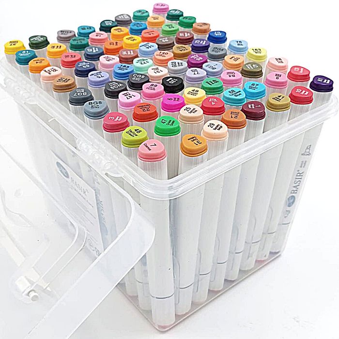 Набор цветных маркеров для скетчинга и рисования 60,80, 20 цветов,двух