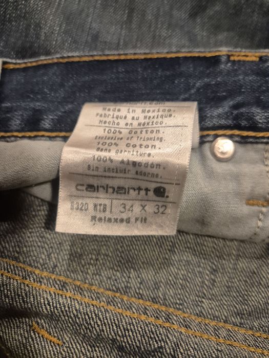 Дънки Carhartt синьо