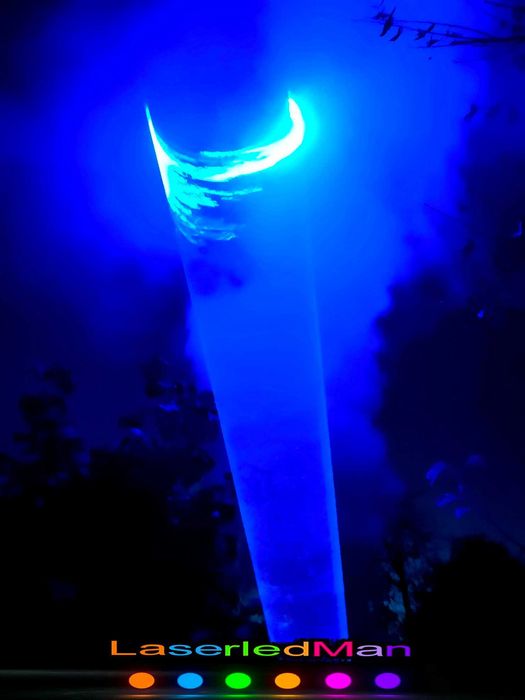 Laser albastru 7w reali