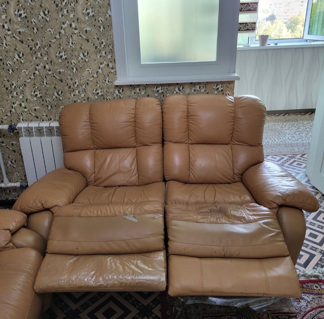 Koja divan. Кожа диван. 2 та. Mixanizmlik