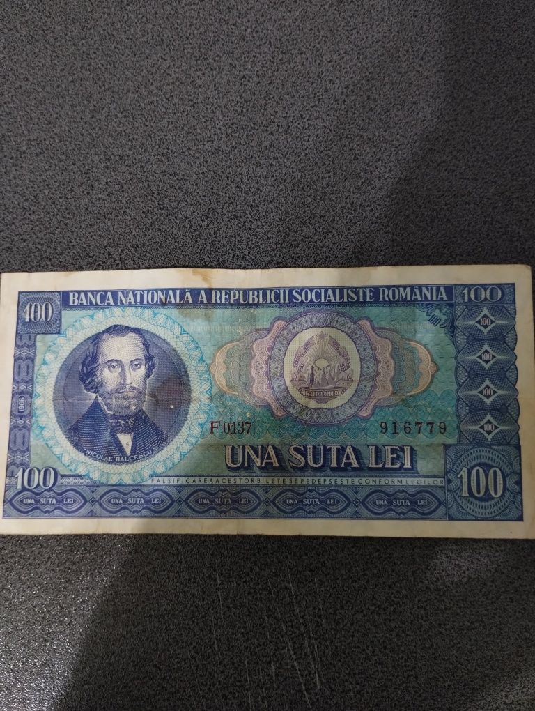 Bancnota una suta lei