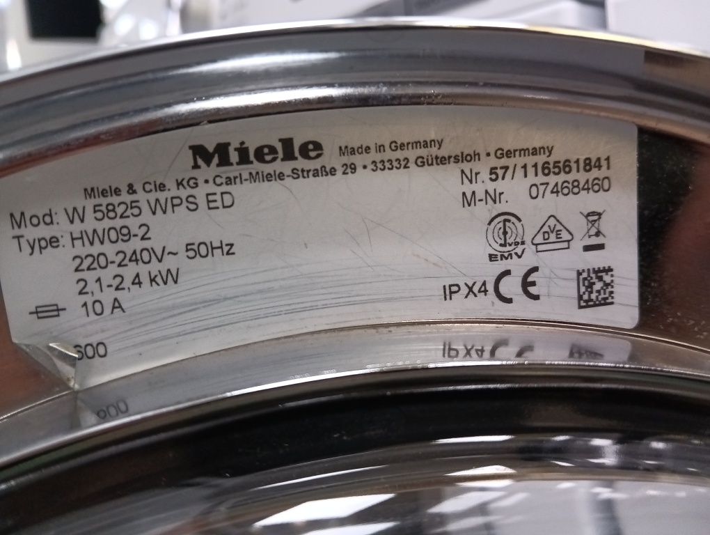 Иноксова пералня Миеле Miele  W5825 A+++ 7кг  2 години гаранция!