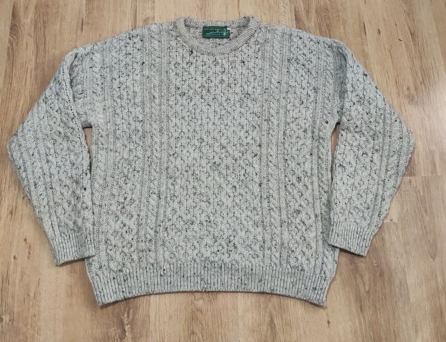 Pulover din lână British Wool marimea XL