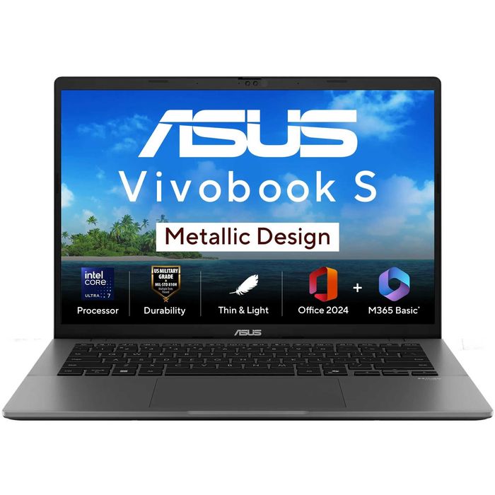 ASUS Vivobook S16 Intel Core Ultra 7 255H 16 GB DDR5 SSD 1TB 16.0 OLED