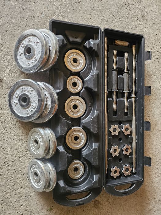 Штанга, гантели, набор