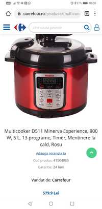 Oala sub presiune electrica Multicooker Minerva D511 Nou