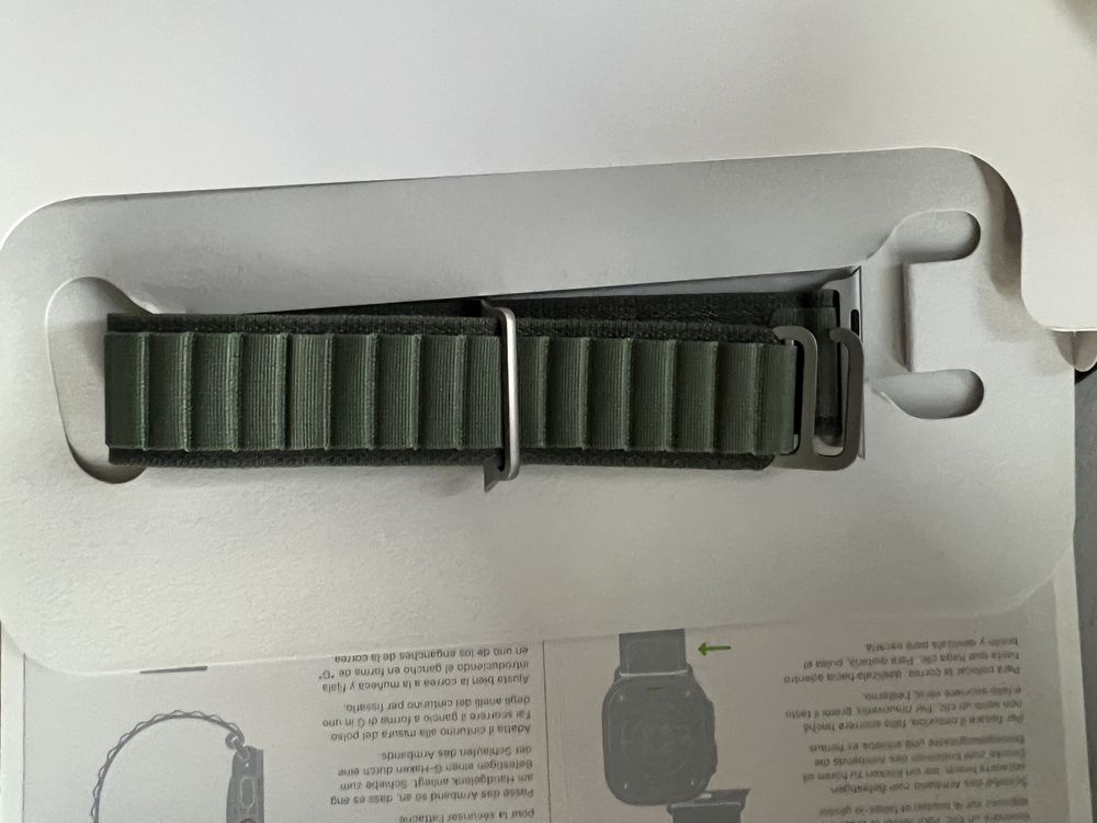 Часы Apple Watch Ultra 49mm Alpine loop green