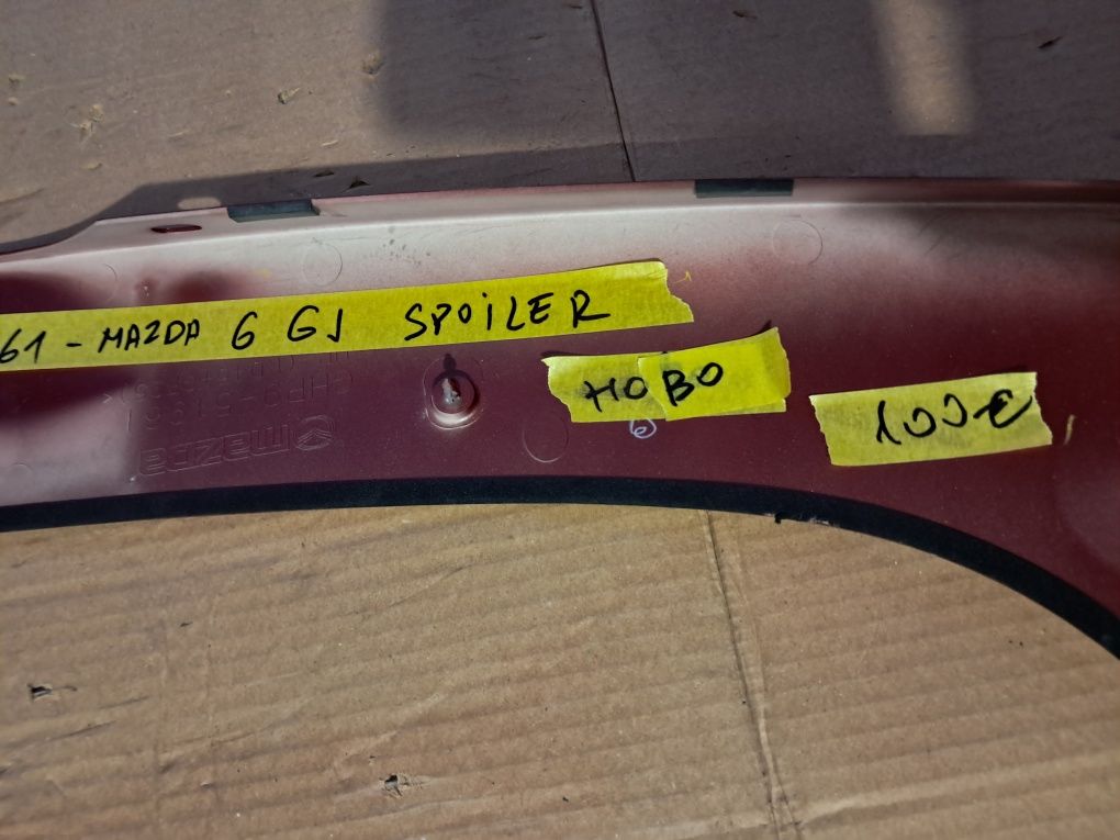Споилер Мазда 6  Mazda 6 GJ spoiler