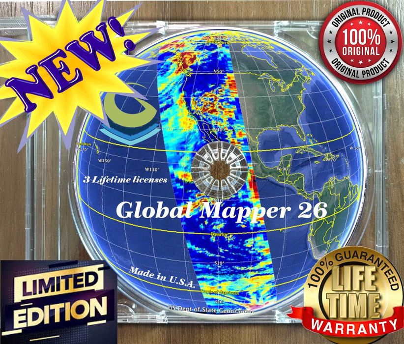 Global Mapper 26 -  Lifetime licenses ( Permanenta )