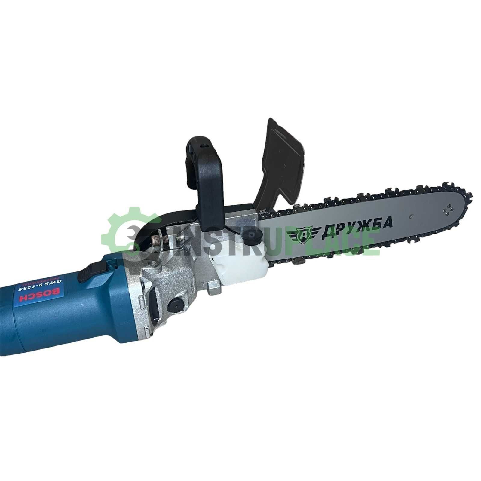 2 в 1 Ъглошлайф BOSCH 1000W Приставка за Дърва Мощен Флекс БОШ резачка