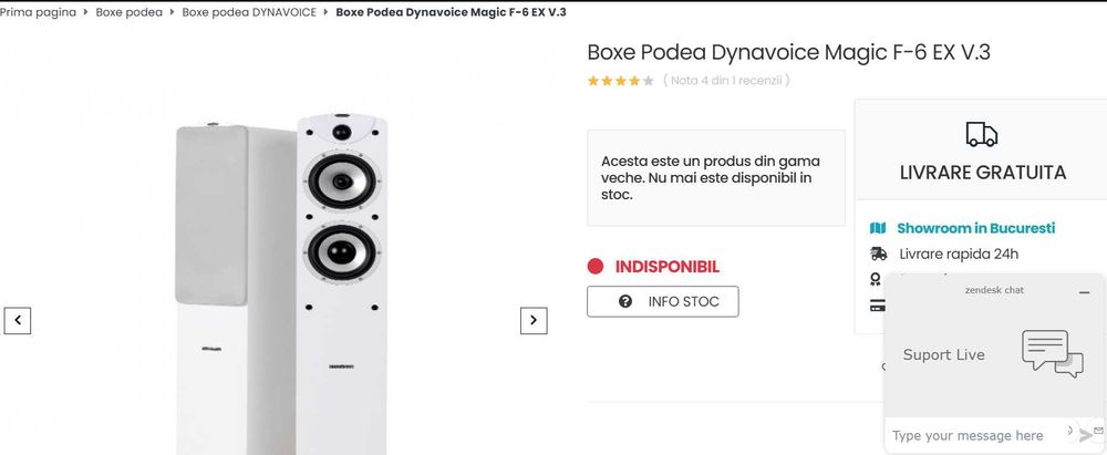Boxe podea hifi Dynavoice Magic F6