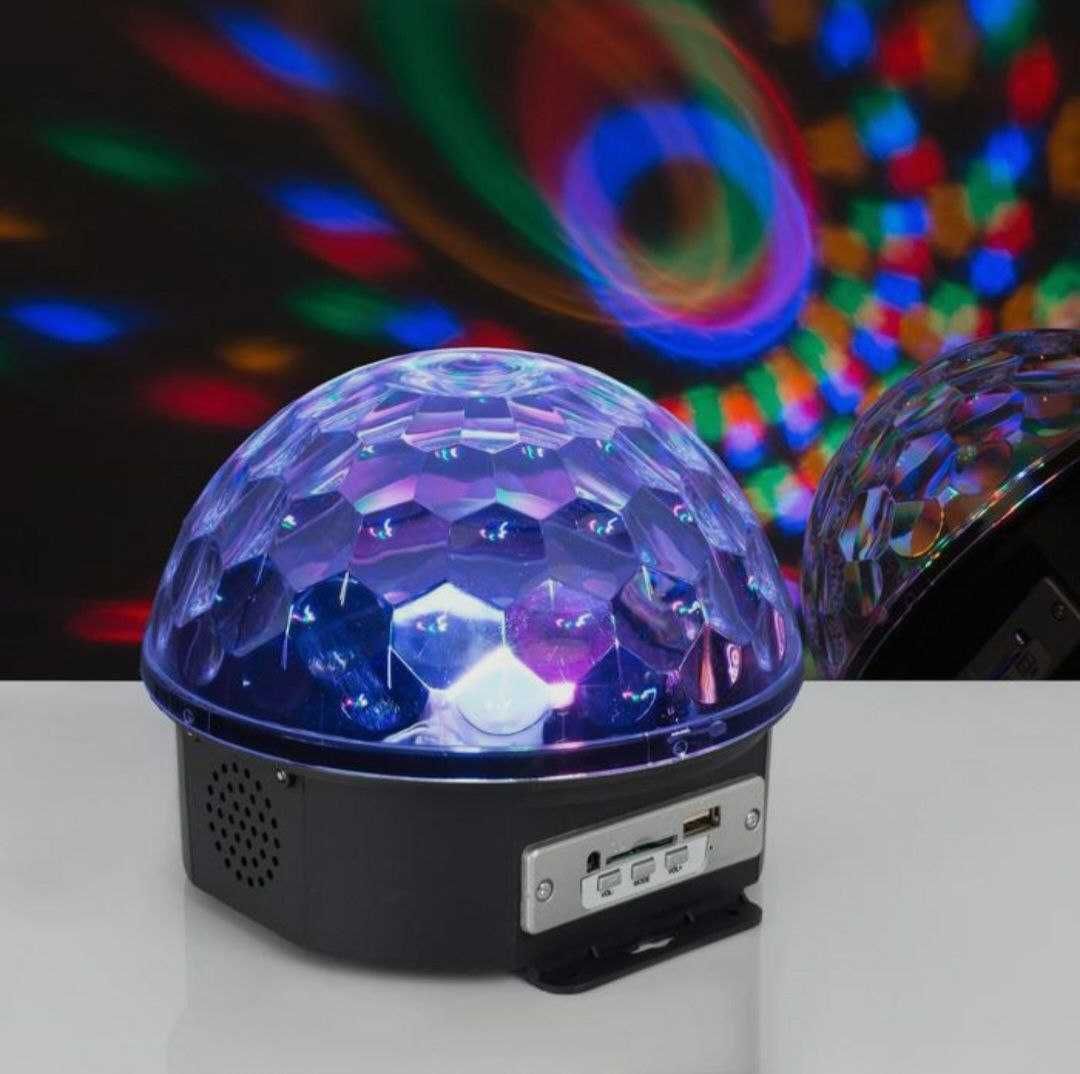 Диско-шар светодиодный LED MAGIC BALL с функцией bluetooth