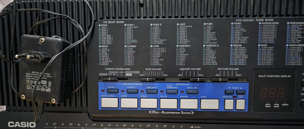 Orga Tone Bank CASIO