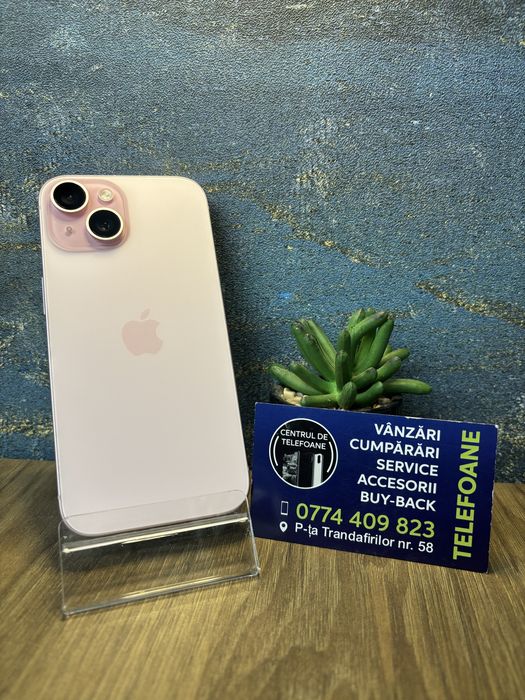 Iphone 15/128Gb/Garantie 2Ani Centrul de Telefoane/Rate