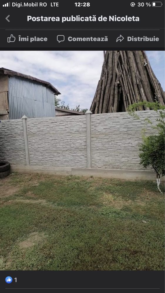 Producem placi gard-stalpi din beton