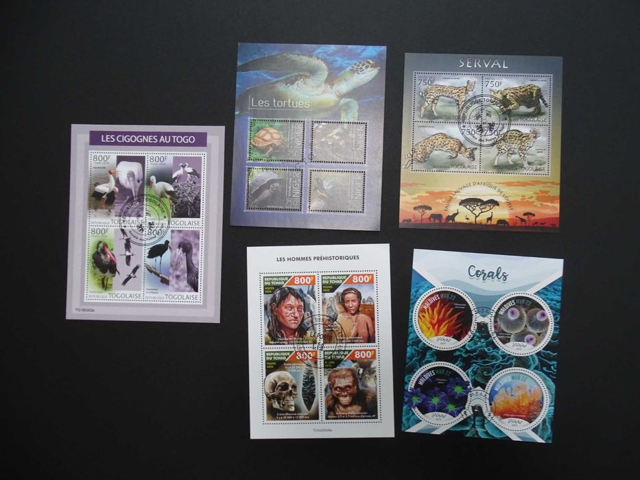 50 colite stampilate , timbre tematice Fauna/Animale (Lot 3104)