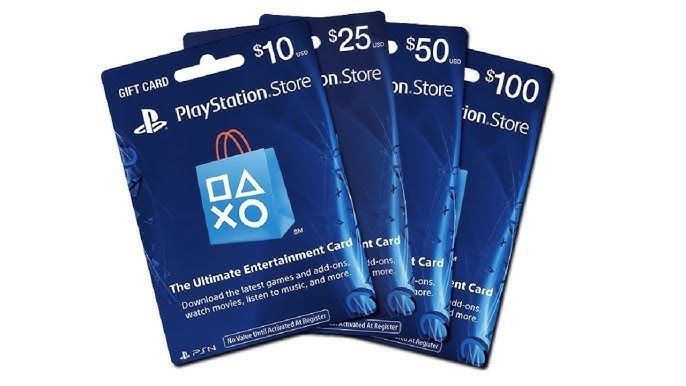 Подарочные карты для ps5